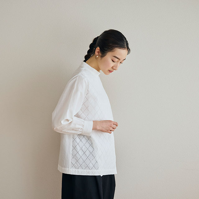 刺繍のかさねブラウス｜衣料品｜中川政七商店 公式サイト