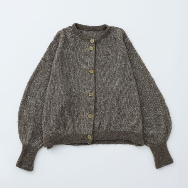 防縮ウールのブークレヤーンカーディガン｜衣料品｜中川政七商店 公式