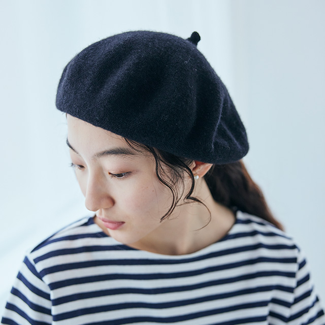 ふんわりウールのベレー帽｜服飾品｜中川政七商店 公式サイト