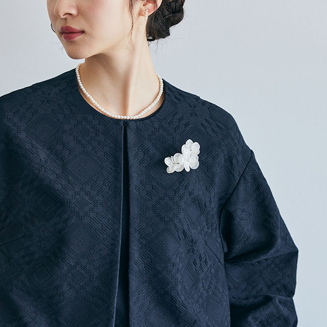 ジャカード織のジャケット 菱紋｜衣料品｜中川政七商店 公式サイト