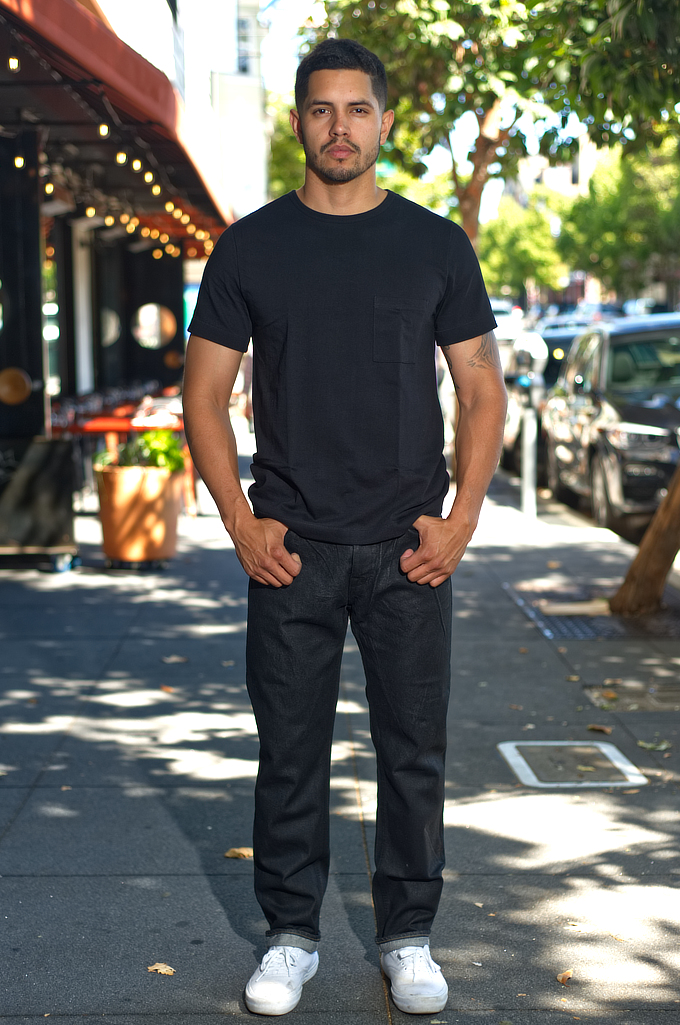 Rick Owens DRKSHDW Detroit Jeans - Made In Japan Black Waxed