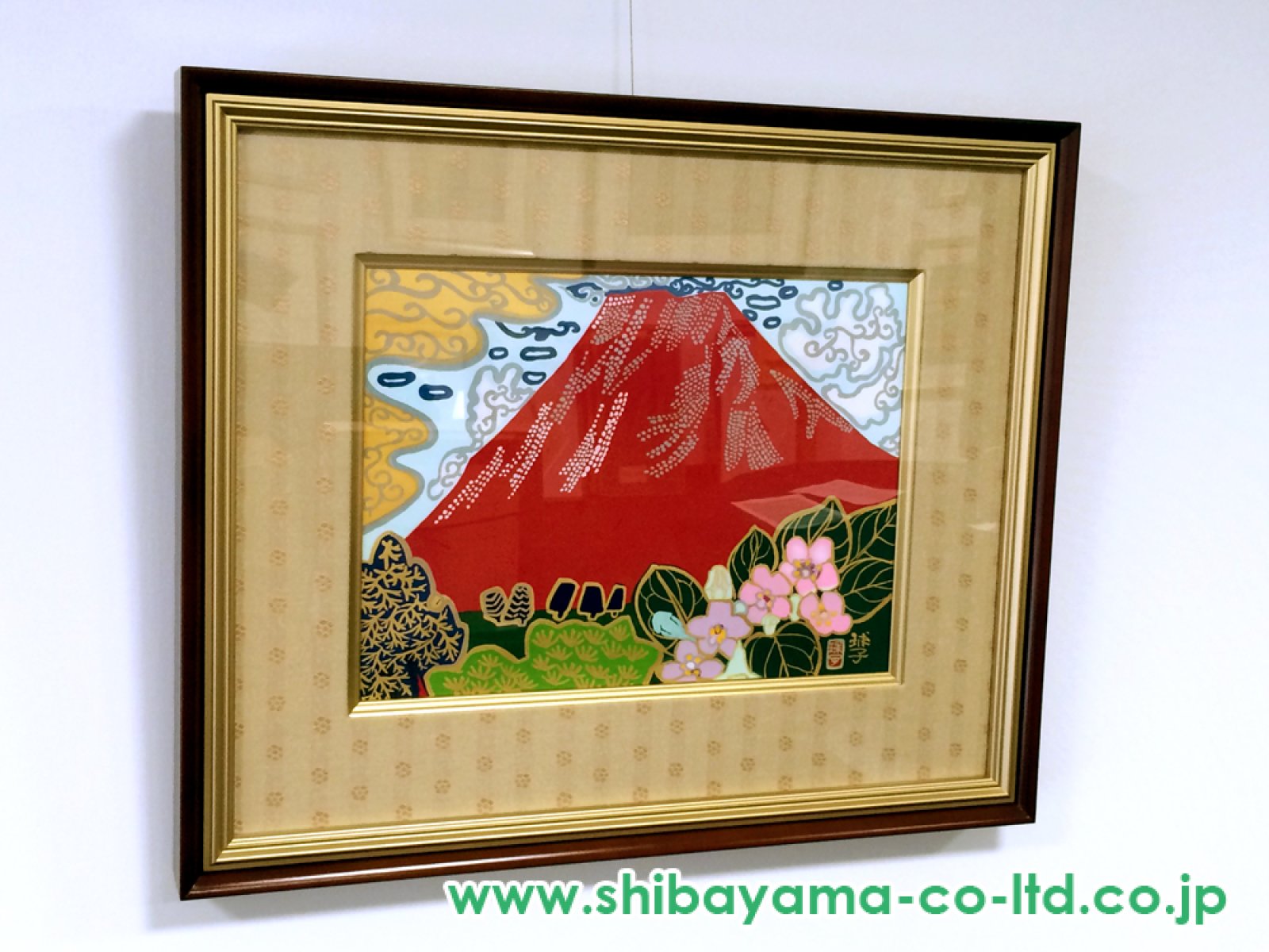 片岡球子「箱根 うつぎの咲く頃」木版画 :: 絵画買取・販売 - シバヤマ