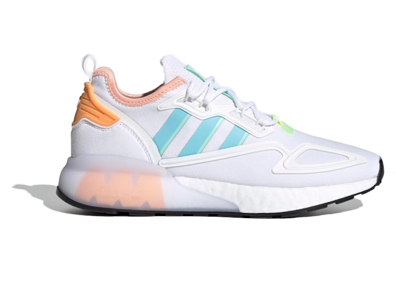 adidas ZX 2K Boost White Hazy Sky Pink (Women's) - H06578 - US