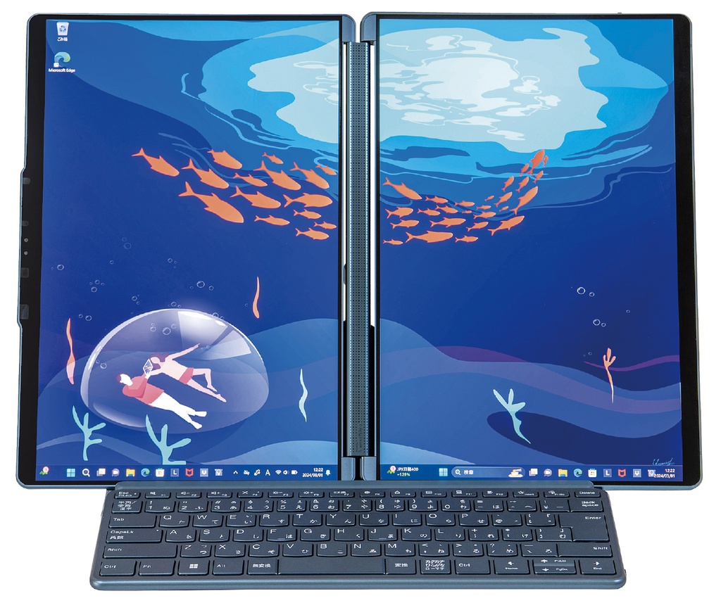 PC-Webzine - モバイルPCの頂点を目指す2画面ノートPC。レノボ