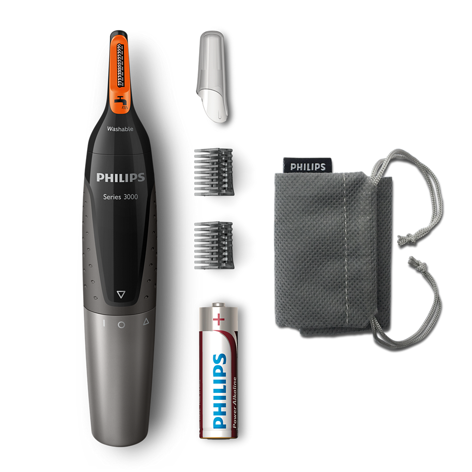 Nose trimmer series 3000 鼻毛／耳毛／眉毛トリマー NT3162/10 | Philips