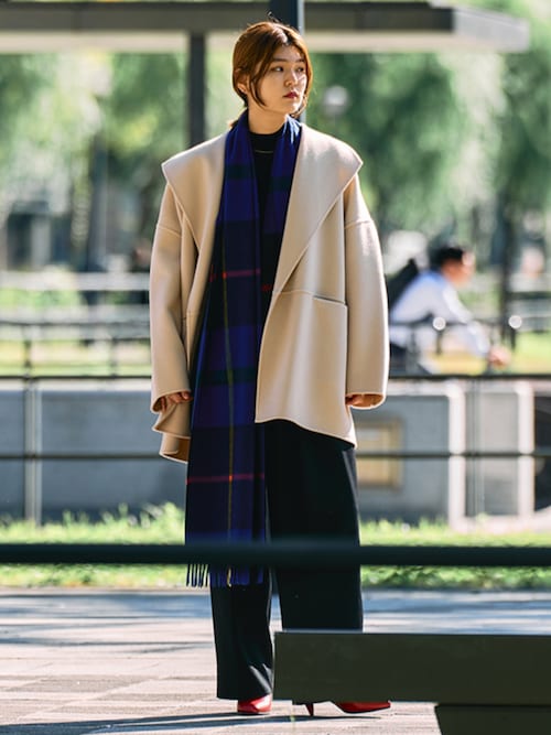 一部WEB限定】ダブルフェイスメルトンビーバー ショートコート（その他