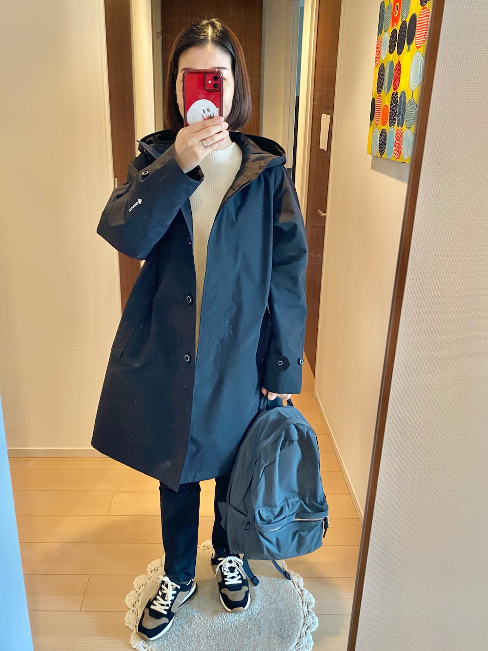 THE NORTH FACEのモッズコートを使ったレディース人気ファッション