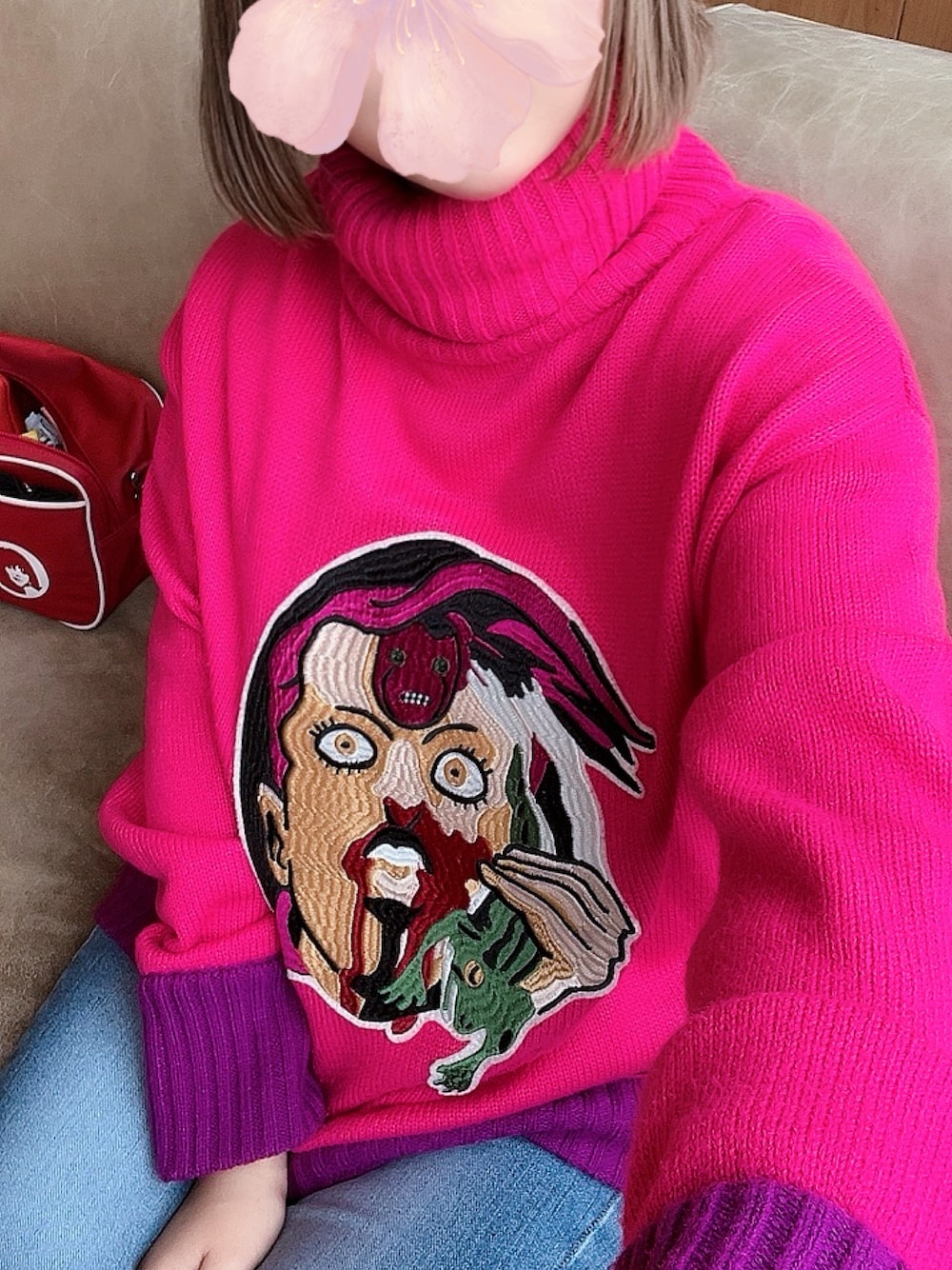 glamb（グラム）の「Vinegar Doppio turtle knit / ヴィネガードッピオ