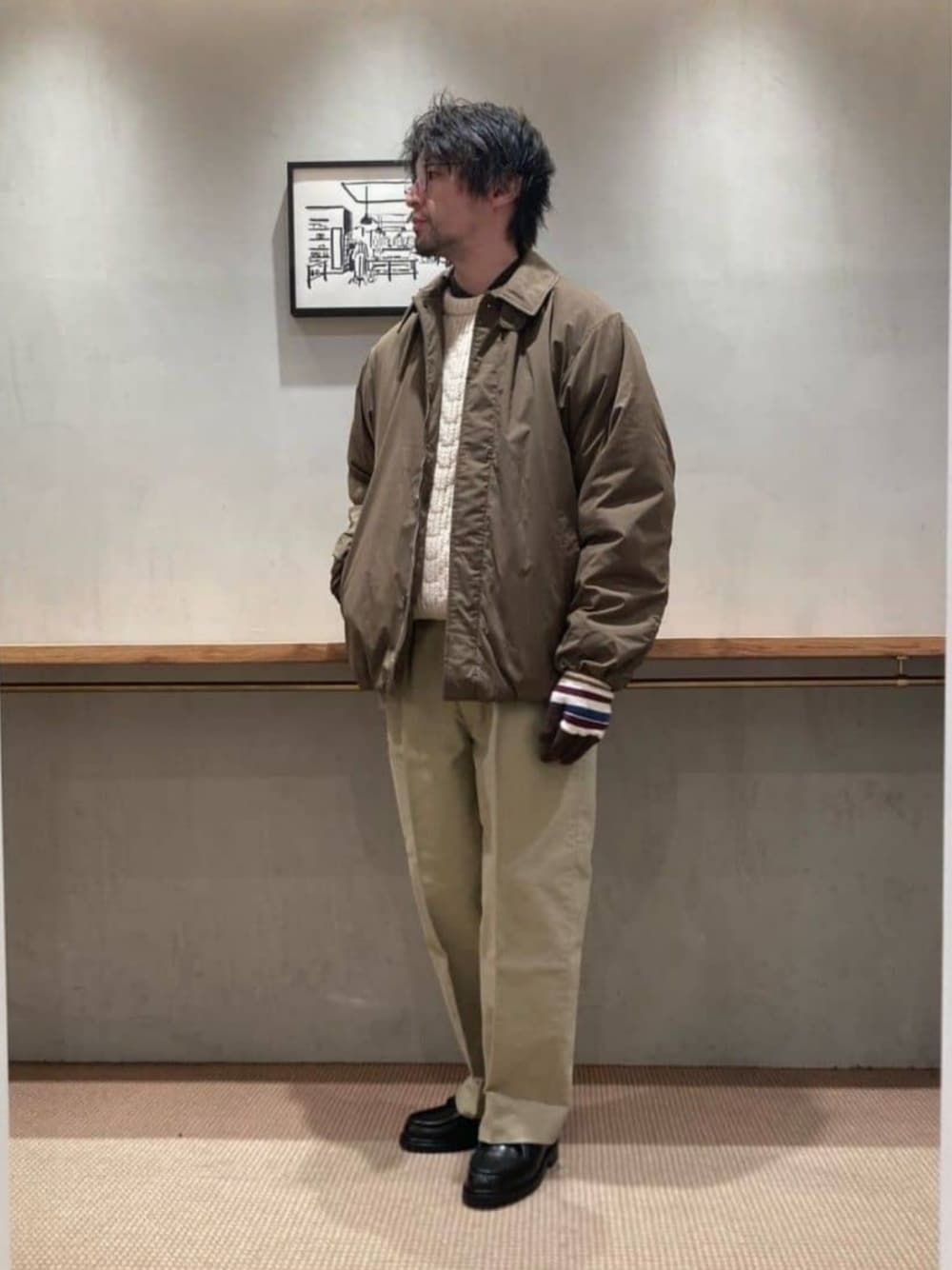 Steven Alan＞ ダルマ バルカラー ジャケットを使った人気ファッション