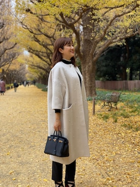 TSURU by Mariko Oikawaのノーカラーコートを使ったレディース人気