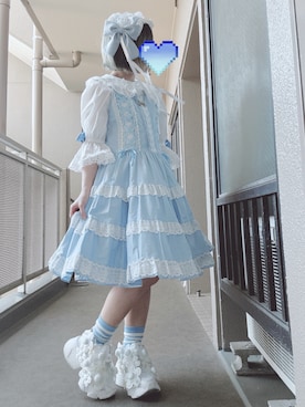 リボンタイ付半袖ブラウス ベイビーザスターズシャインブライト