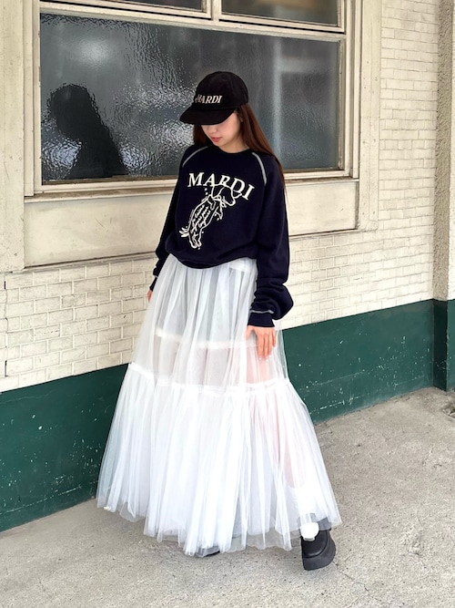 セール】SWEATSHIRT RAGLAN SWING THE TAIL DDANJI（スウェット