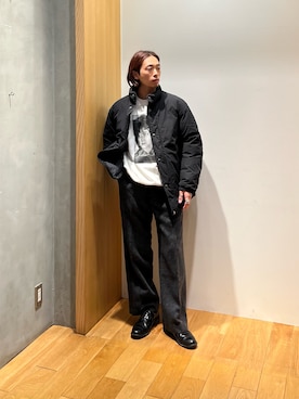 new basic NYLON STAND DOWN JACKETを使った人気ファッション