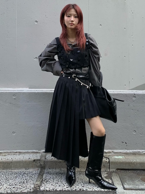 CHAIN BELT with PEARL/チェーンベルト（ベルト）｜JOSE MOON（ジョゼ