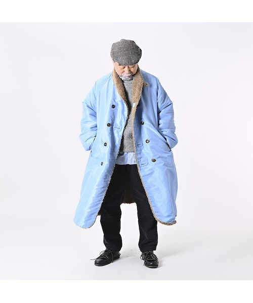 45R（フォーティファイブアール）の「厚ナイロン×ボアの908ショール