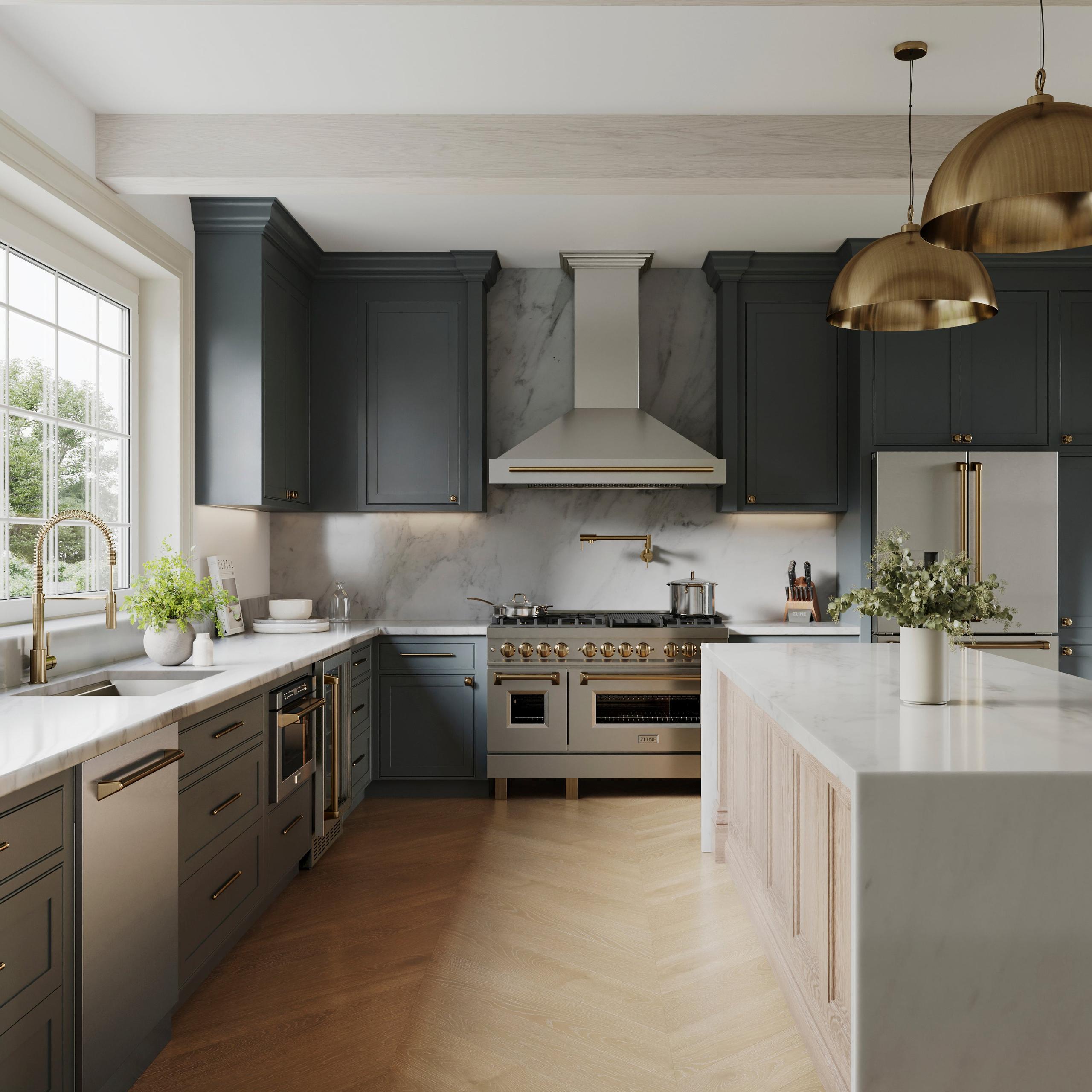 8654STZ48CB by Zline Kitchen and Bath - ZLINE Autograph Edition 48