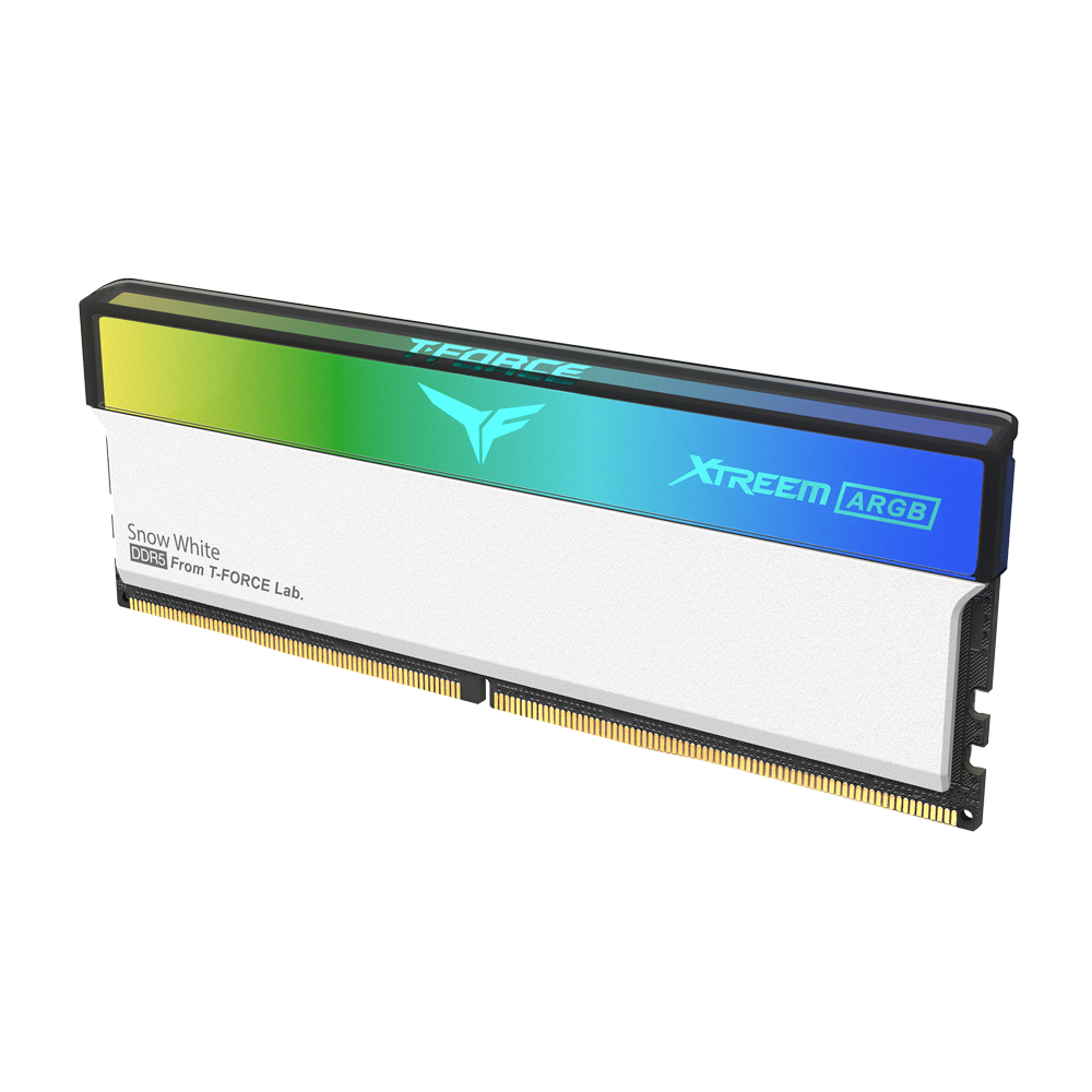 XTREEM ARGB DDR5 DESKTOP MEMORY WHITE 64GB(2x32GB) 6400MHz CL34