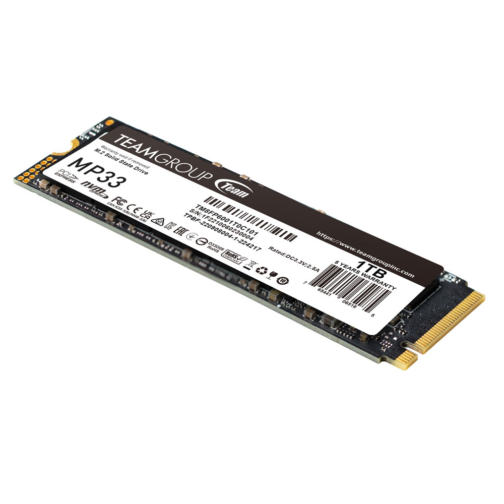 MP33 M.2 PCIe SSD 1TB | TEAMGROUP