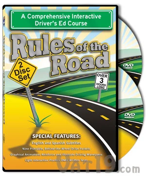 Rules of the Road DVD: Interactive Driver's Ed Course
