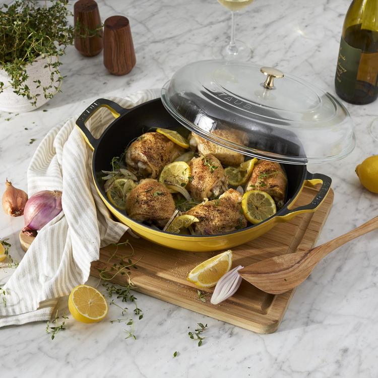 Staub, Cast Iron Braiser with Lid | Zola