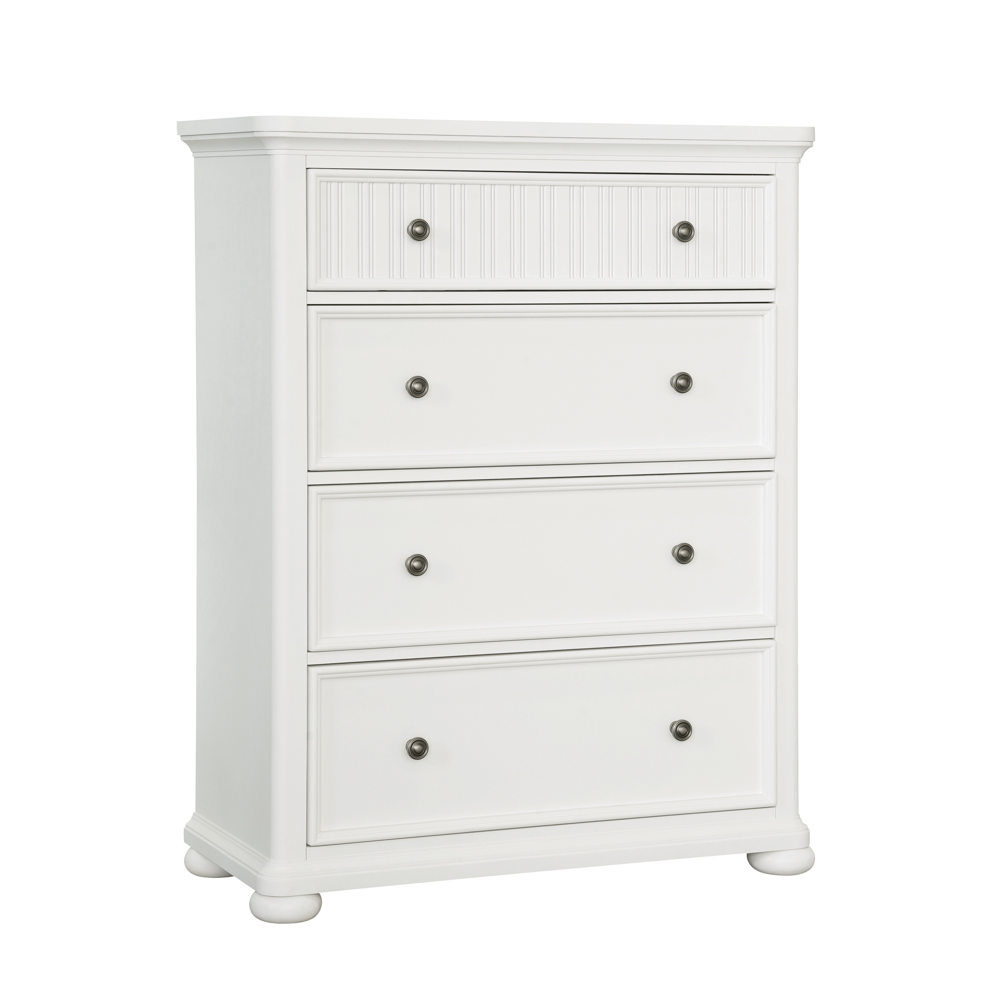 SLF Youth Bedroom Savannah 4-Drawer Chest - White Finish S920-440