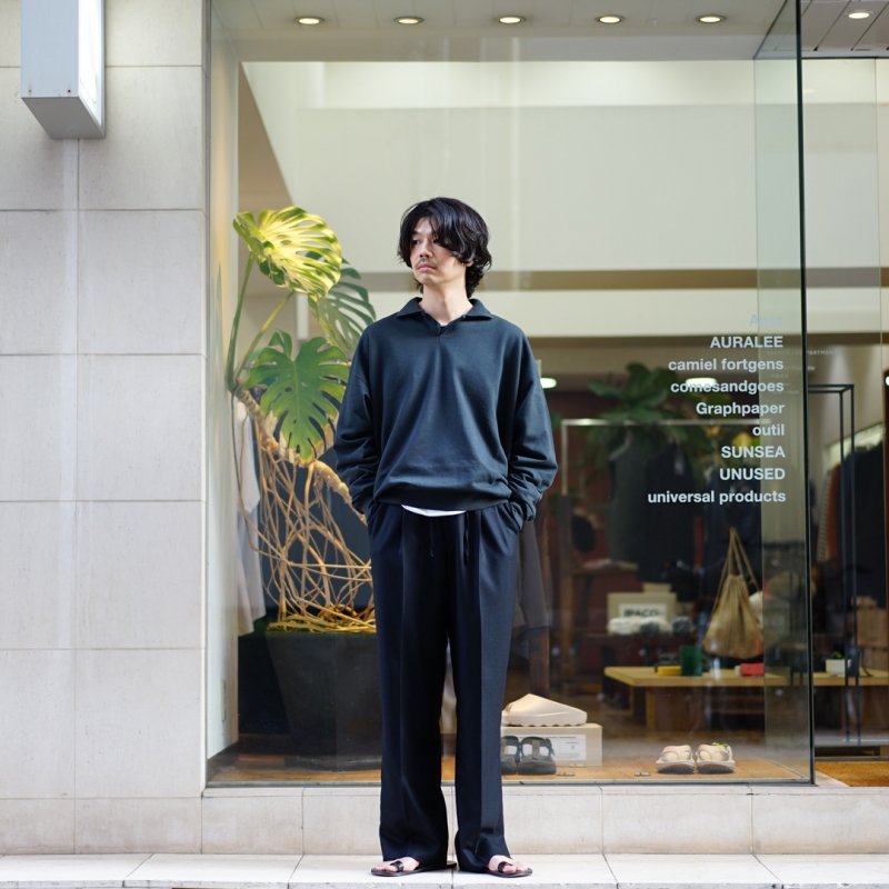 AURALEE(オーラリー) 24AW Collectionの新作、Pima Light Sweat Polo