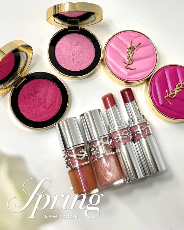 春コスメ2026】YSLの春新色を全色スウォッチ！ 人気リップやチークに