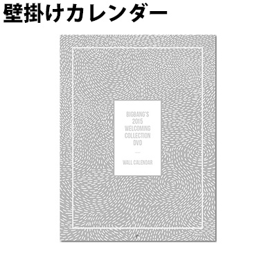 BIGBANG 2015 WELCOMING COLLECTIONテソン 日本盤 BIGBANG 2015