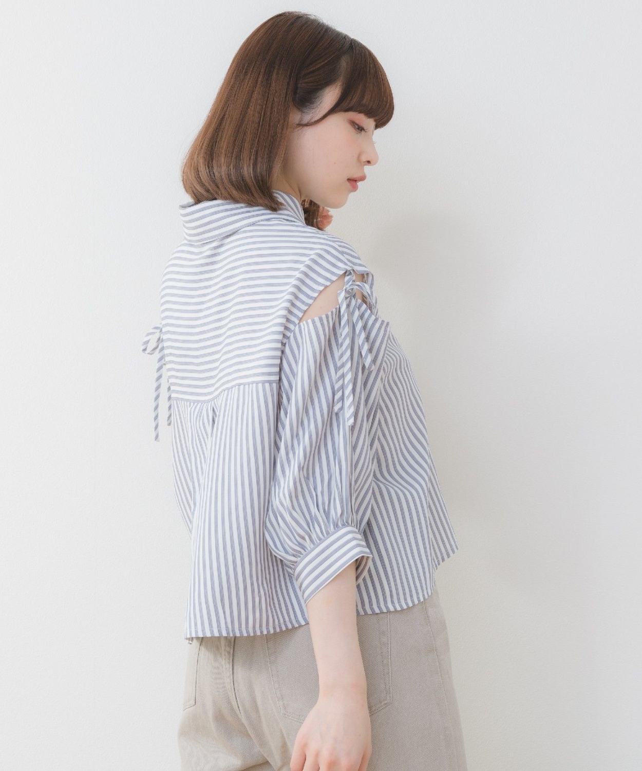 ブローチ付クロップドSH|ems excite | RETRO GIRL ONLINE STORE レトロ