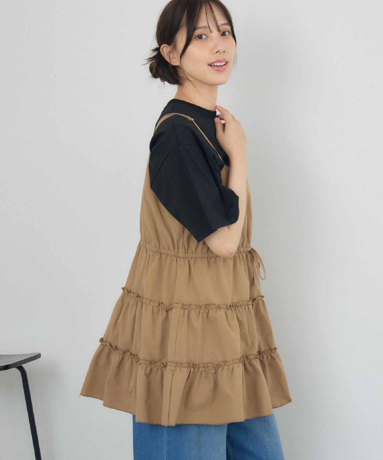 フリルティアードキャミOP|RETRO GIRL | RETRO GIRL ONLINE STORE