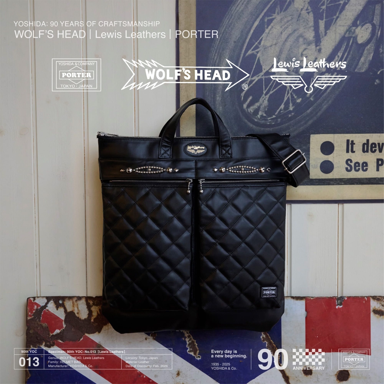 Lewis Leathers x PORTER x WOLF'S HEAD(ルイスレザーズxポーターx