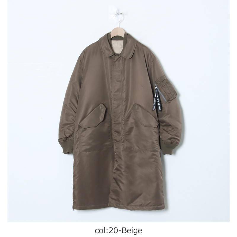 08sircus (ゼロエイトサーカス) 08sircus × TAION Down long MA-1