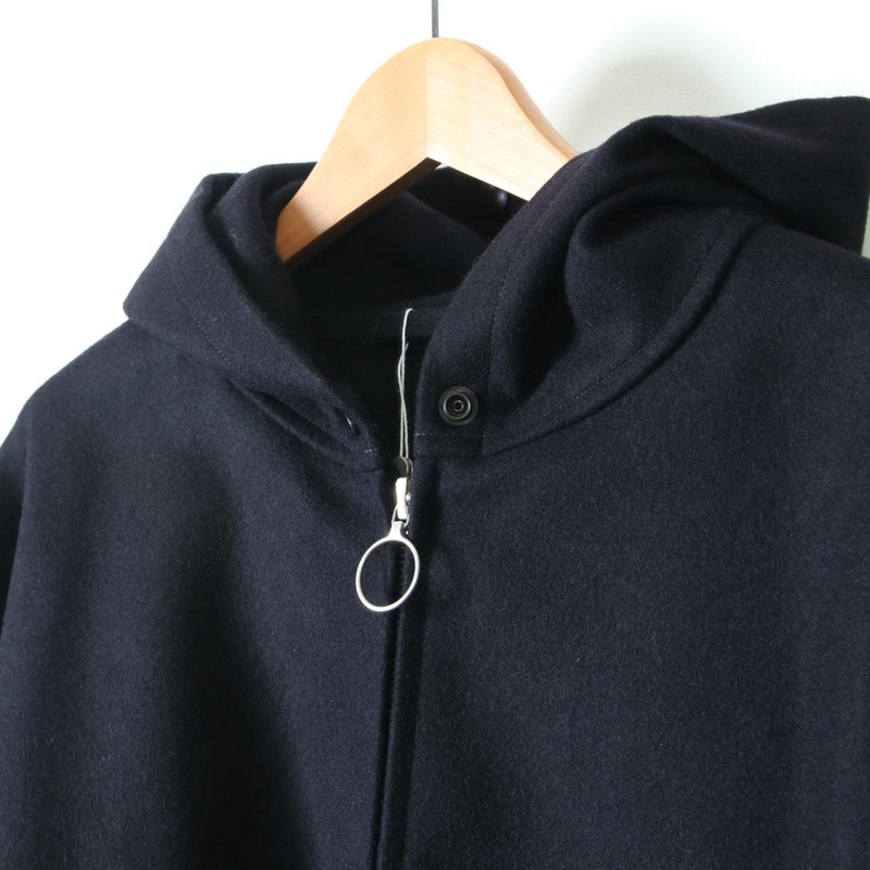 COMOLI (コモリ) メルトン フーデッドコート