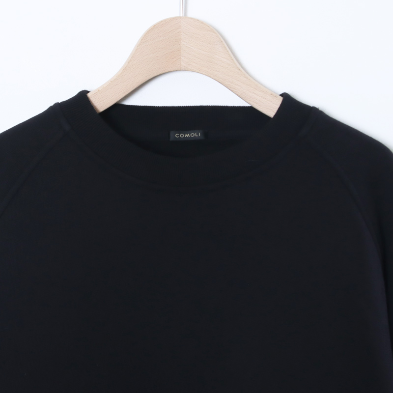 COMOLI (コモリ) コットン裏毛 クルーネック