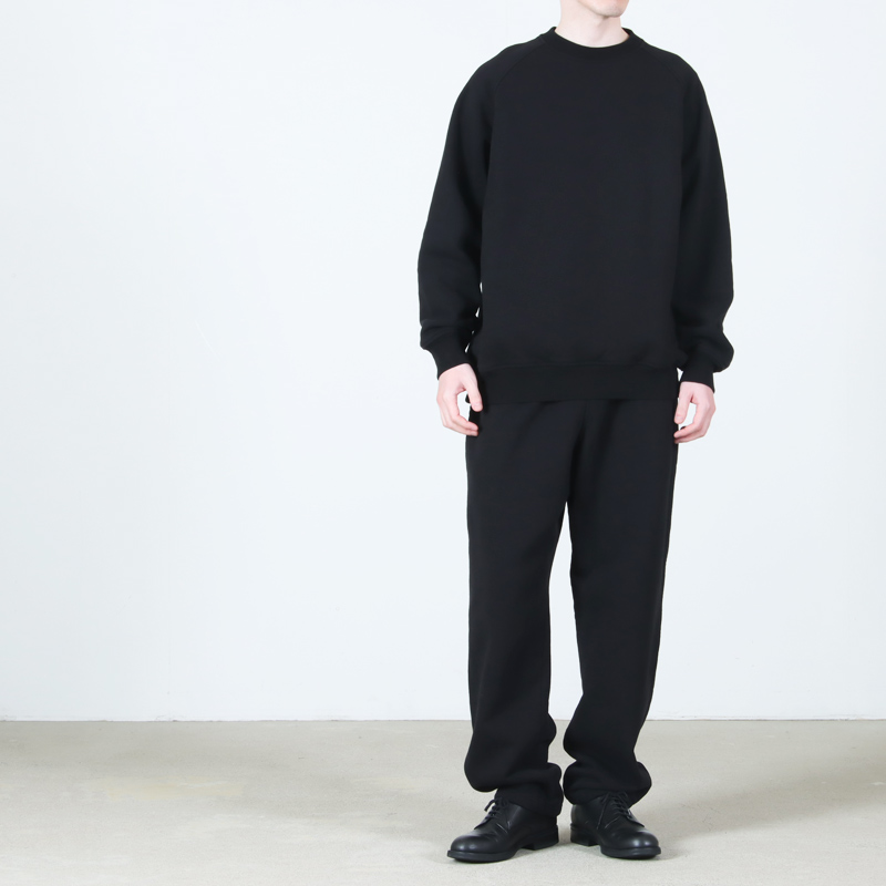 COMOLI (コモリ) コットン裏毛 クルーネック