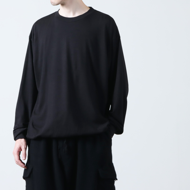 COMOLI (コモリ) ウール天竺 長袖クルー