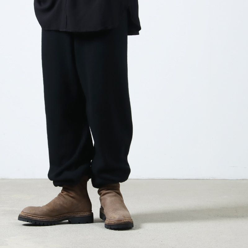 COMOLI (コモリ) ウール和紙ニットパンツ