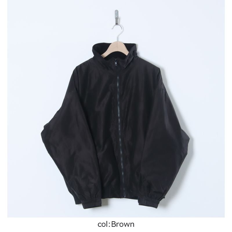 COMOLI (コモリ) コットンシルク トラックジャケット