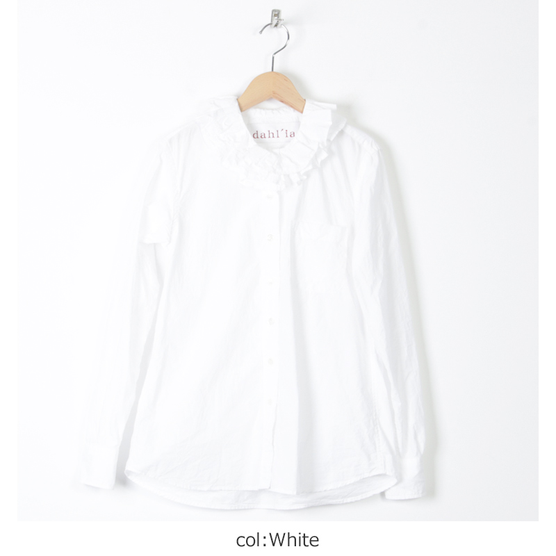 dahl'ia (ダリア) フリルカラーブラウス