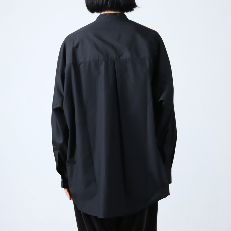 Graphpaper (グラフペーパー) Broad L/S Oversized Band Collar Shirt