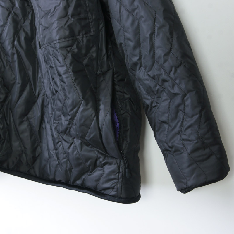 is-ness (イズネス) REVERSIBLE QUILTED FLEECE JACKET / リバーシブル