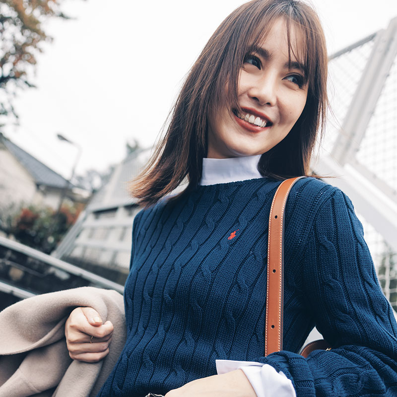 義実家ウケもNo.1！『ラルフ』のケーブルニットはアラサー女子の新名品