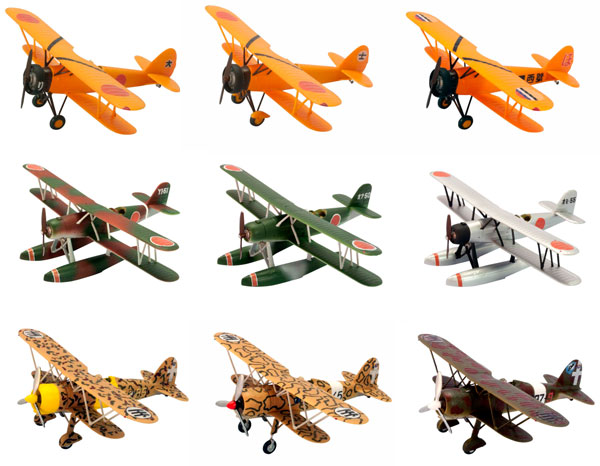 ウイングキットコレクション vol.14 -WWII 複葉機編- 10個入りBOX(食玩