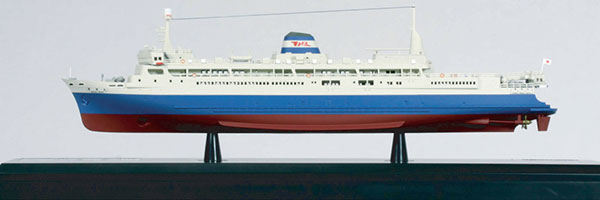 1/500スケール サウンド付ディスプレイモデル 青函連絡船 摩周丸(青)