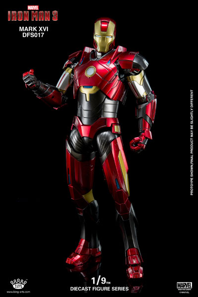 1/9 ダイキャスト フィギュア シリーズ アイアンマン3 アイアンマン