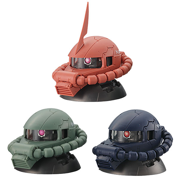 機動戦士ガンダムEXCEED MODEL ZAKU HEAD 9個入りBOX[バンダイ]《在庫