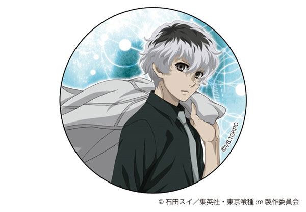 東京喰種トーキョーグール：re パール紙缶バッジ 佐々木琲世(描き