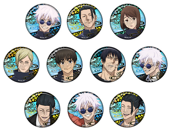 呪術廻戦 螺鈿風シリーズ 缶バッジ Vol.1 10個入りBOX[ツインクル