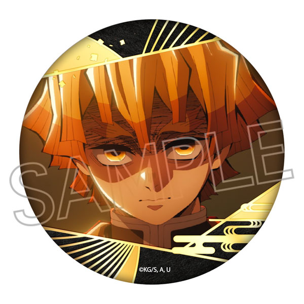 鬼滅の刃 箔押し缶バッジ Vol.3 我妻善逸[ツインクル]《在庫切れ》