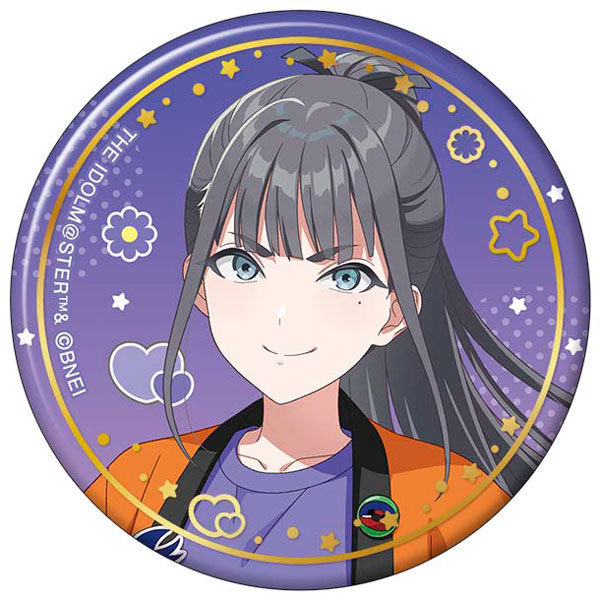 学園アイドルマスター 箔押し缶バッジ 雨夜燕 初星文化祭フェア